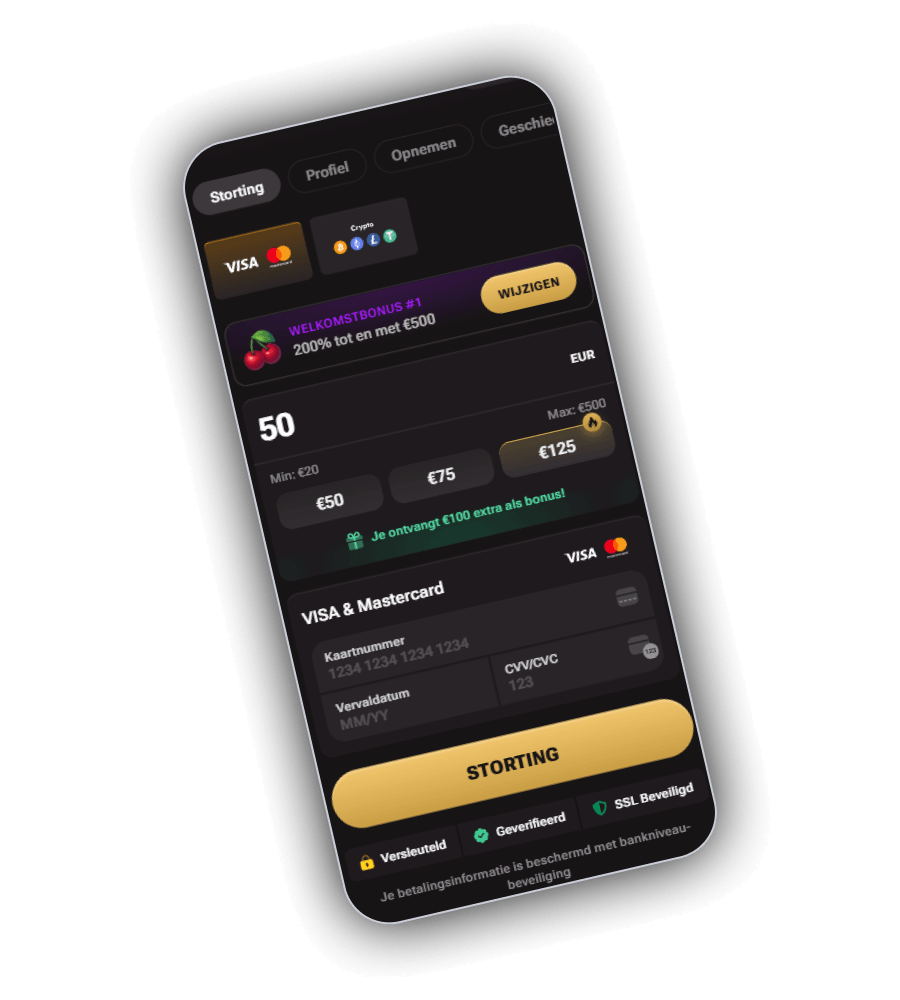 Betaalmethoden bij Lucki Casino met kaartformulier en beveiligingsbadges